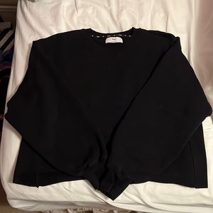 (SOLD) TNA Cozy Fleece Boyfriend Cropped Sweatshirt
